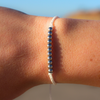 Silver Beaded String Bracelet