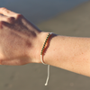 Gold Beaded String Bracelet