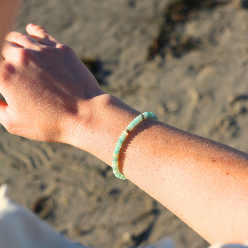 Aquamarine Clasp Bracelet