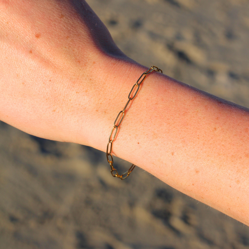 Gold Link Bracelet