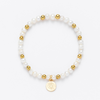 Gold & Pearl Beaded Bracelet