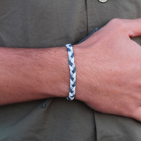 Gray Multi Braided Bracelet